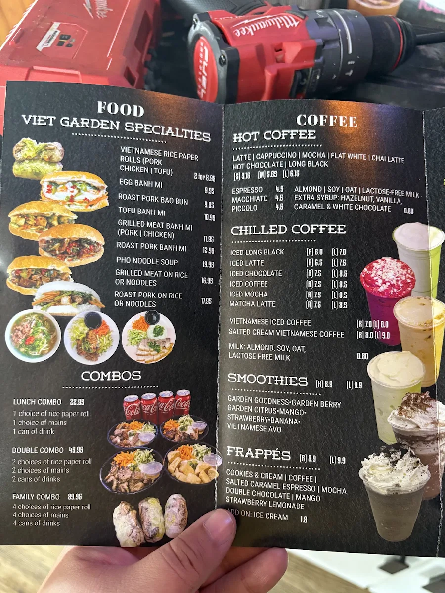 Menu, VietGarden