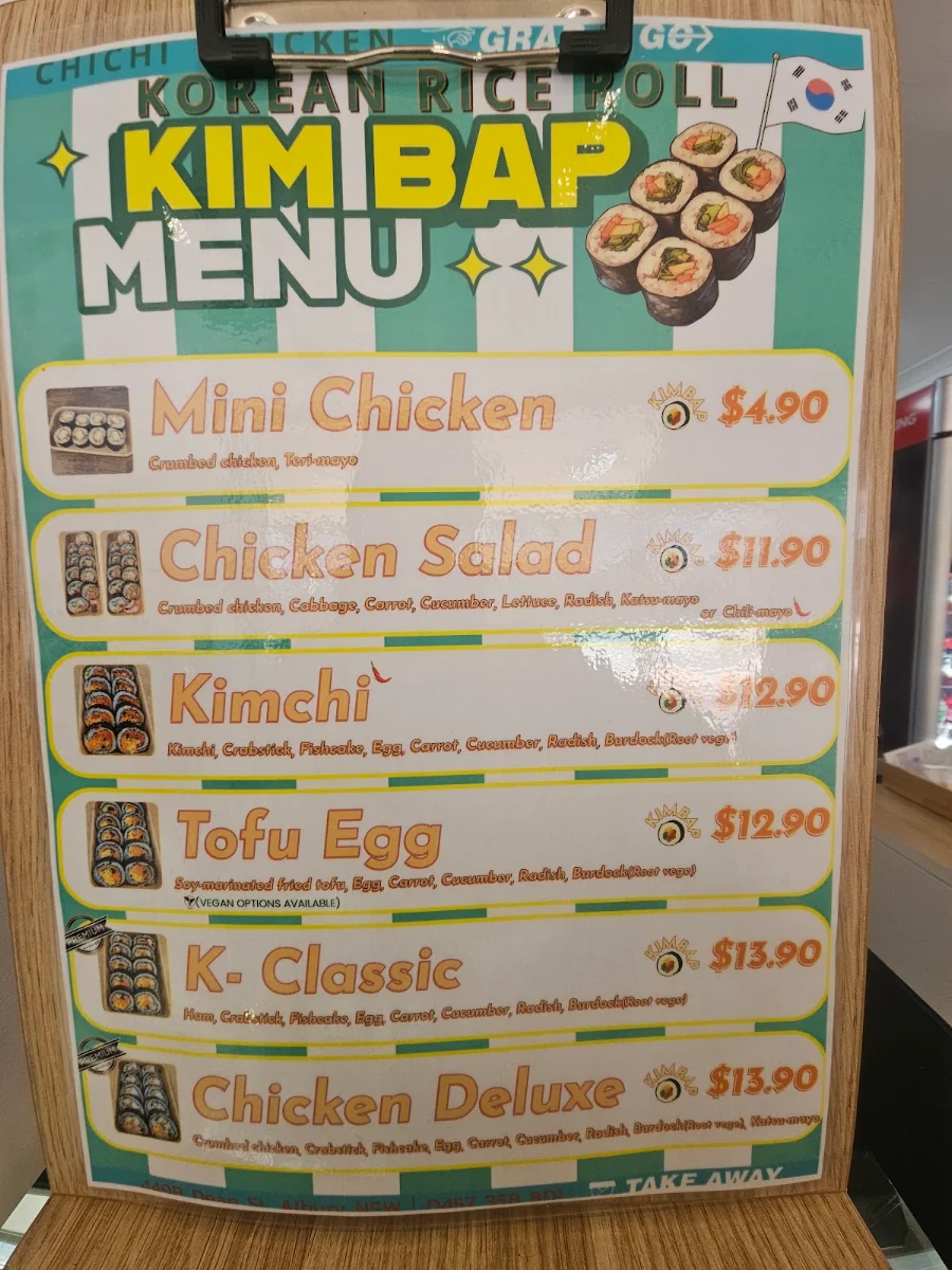 Menu, CHICHI CHICKEN