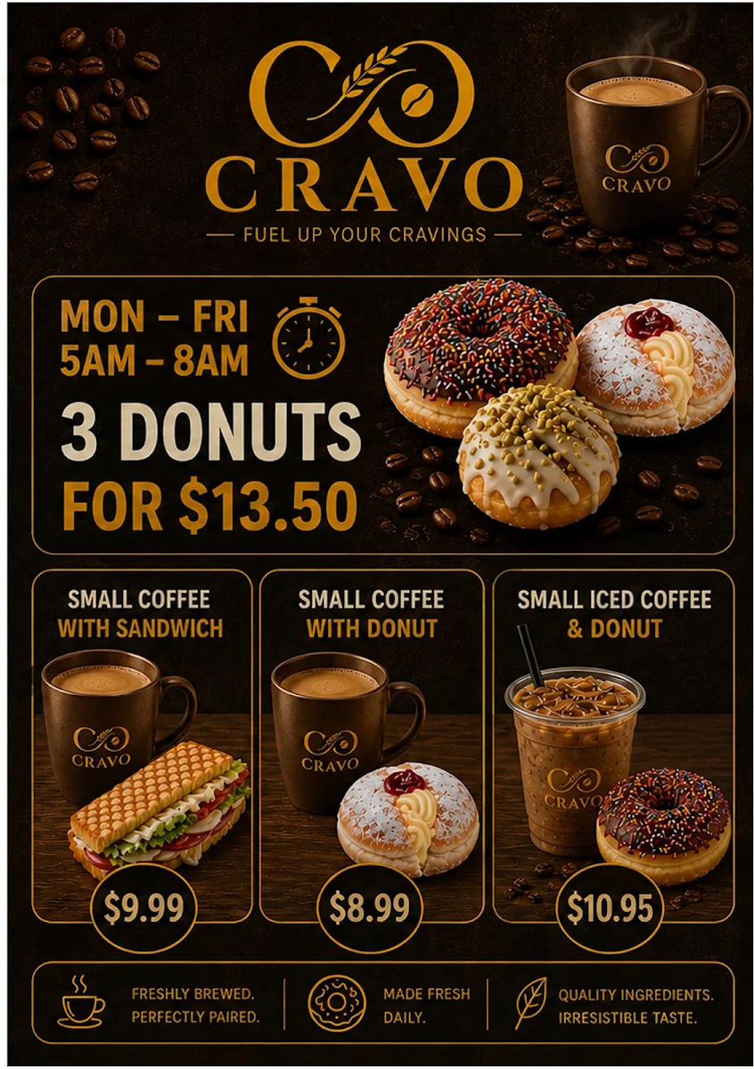 Menu, Cravo