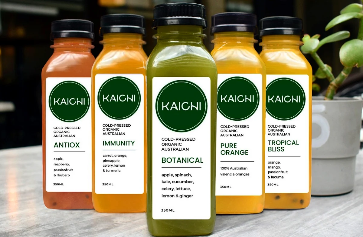 Menu, Kaichi Smoothie Bar