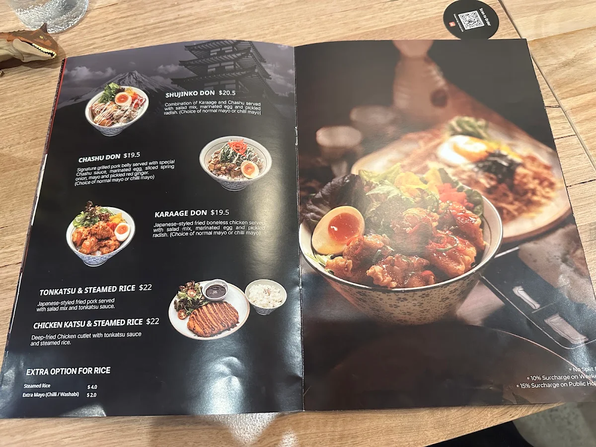 Menu, Shujinko Brunswick