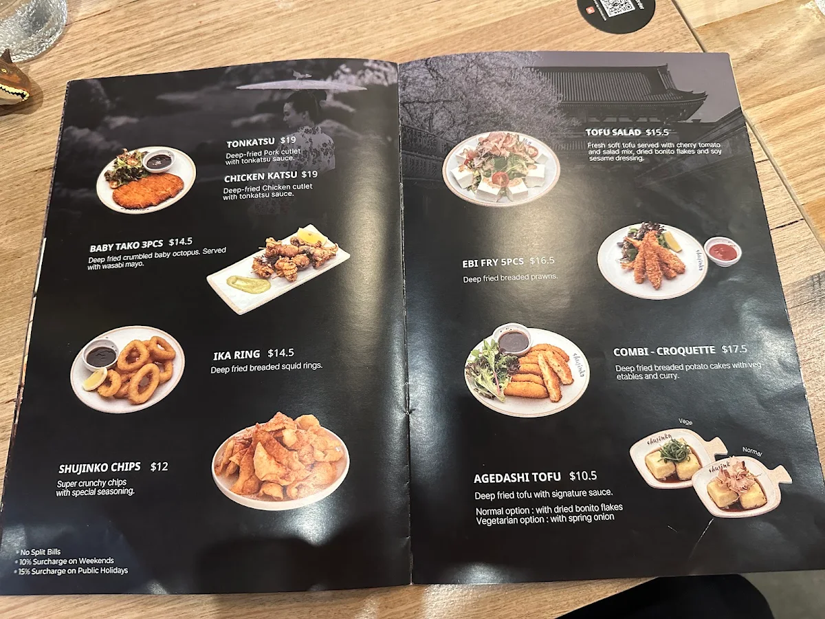 Menu, Shujinko Brunswick