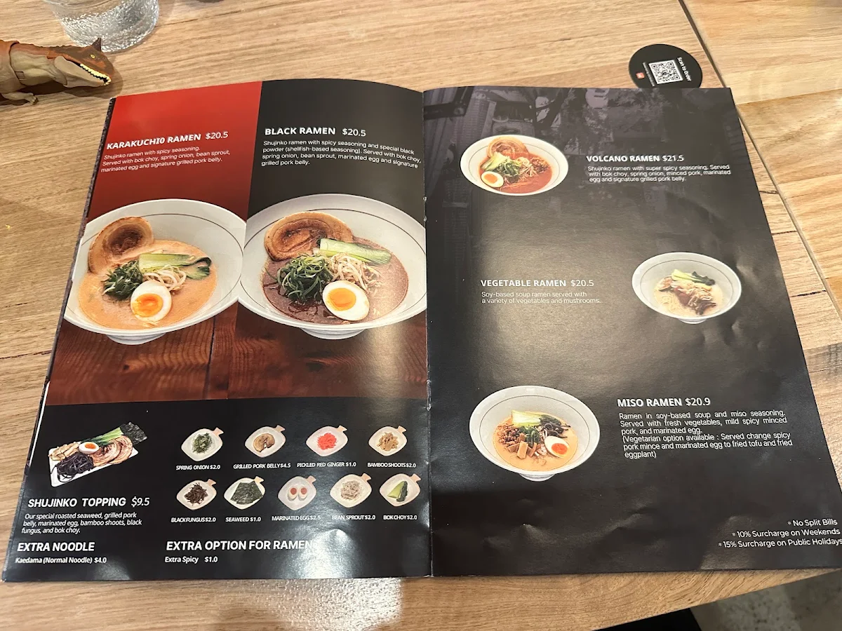 Menu, Shujinko Brunswick