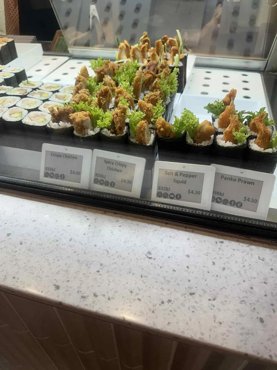 Menu, Sushi Sushi Highpoint 4