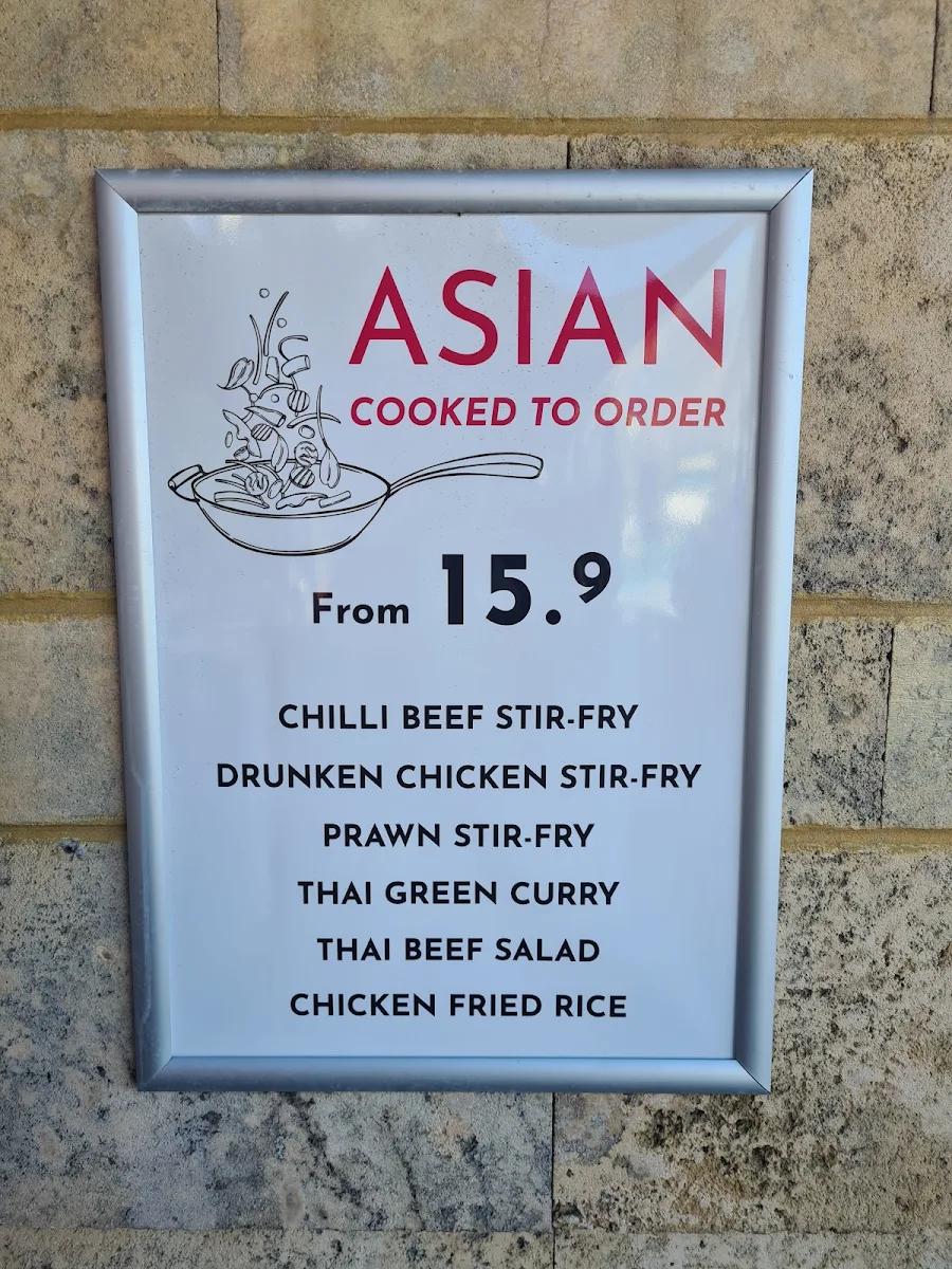 Menu, Café Café