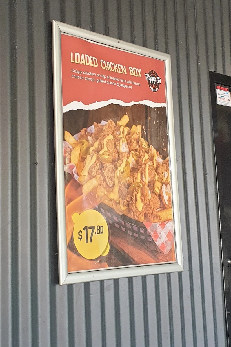 Menu, Poppy G's