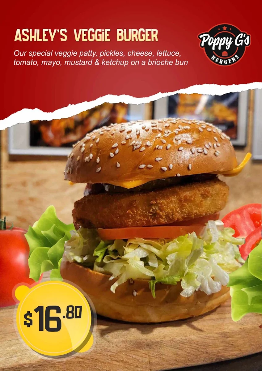 Menu, Poppy G's
