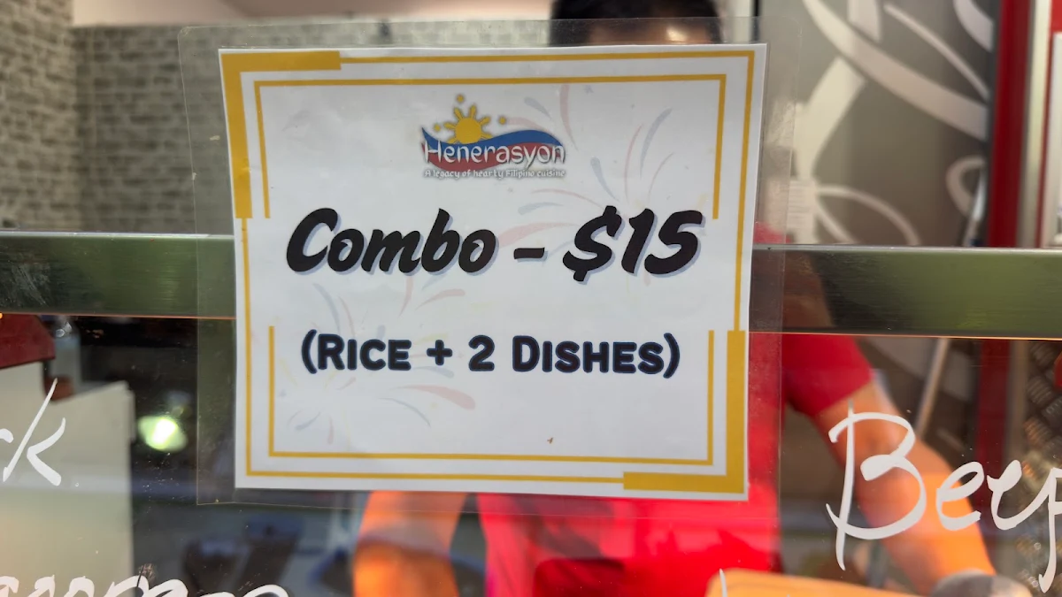 Menu, Henerasyon