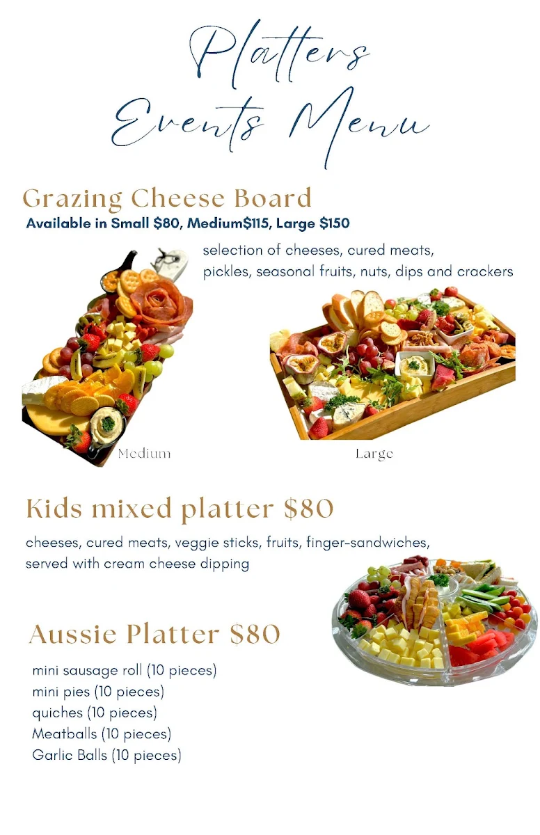 Menu, Pan Thai Restaurant