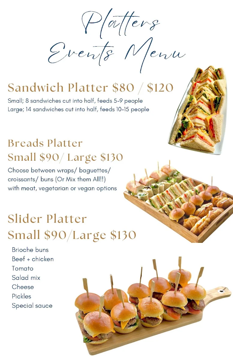 Menu, Pan Thai Restaurant