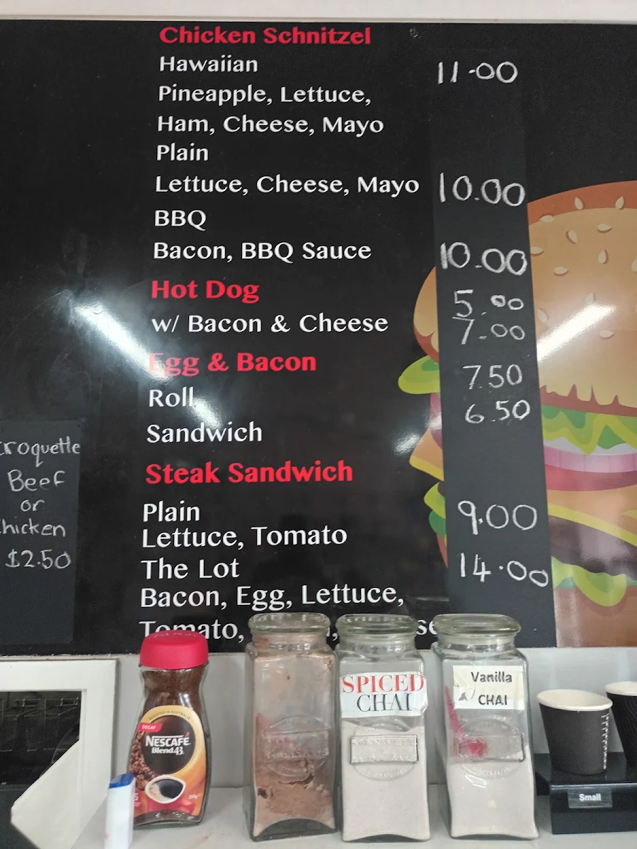 Menu, Schweppes Fish & Chips