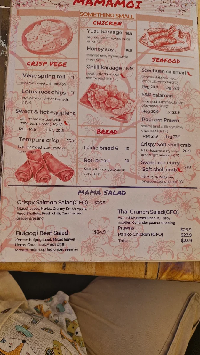 Menu, Ma Ma Moi