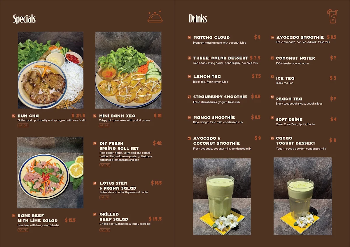 Menu, Mam & More