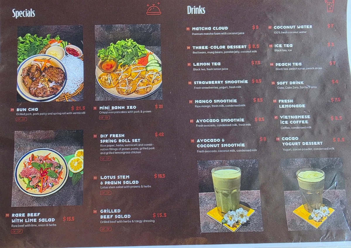 Menu, Mam & More