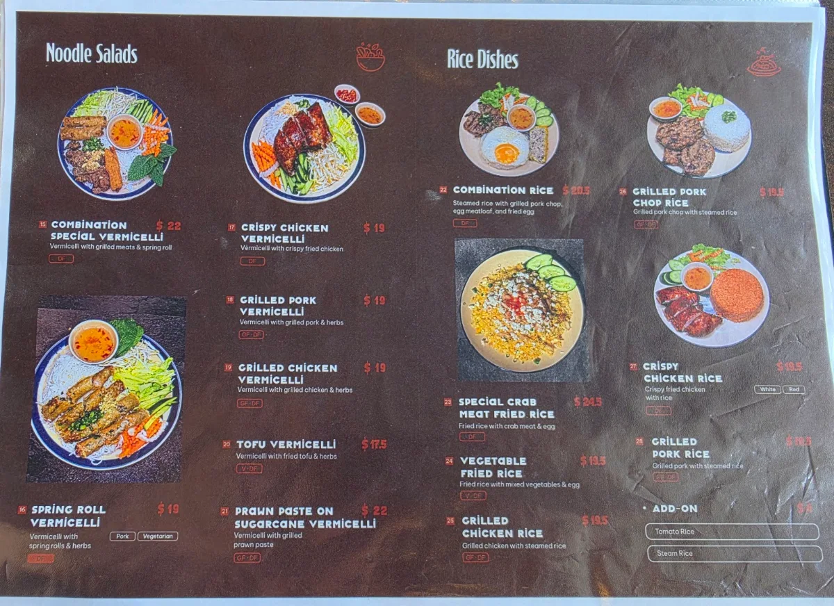 Menu, Mam & More