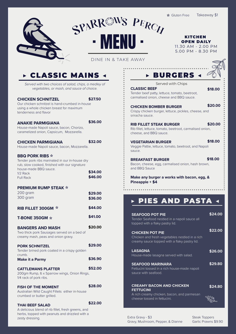 Menu photo 1