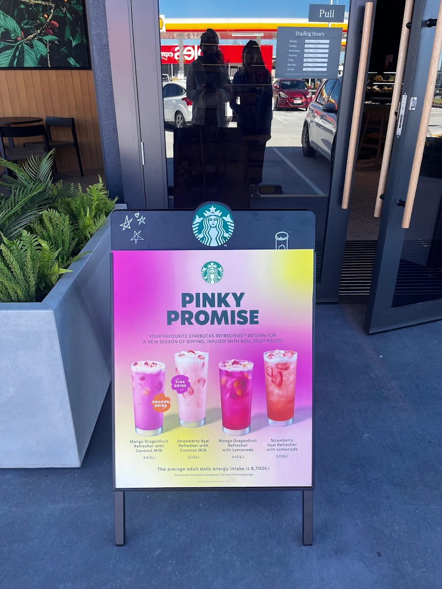 Menu, Starbucks Brendale