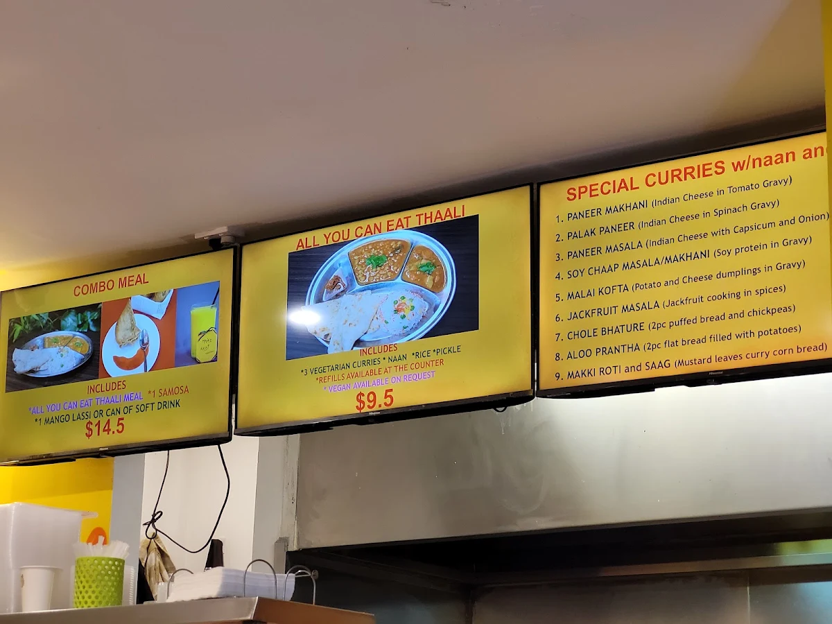 Menu, Om Vegetarian