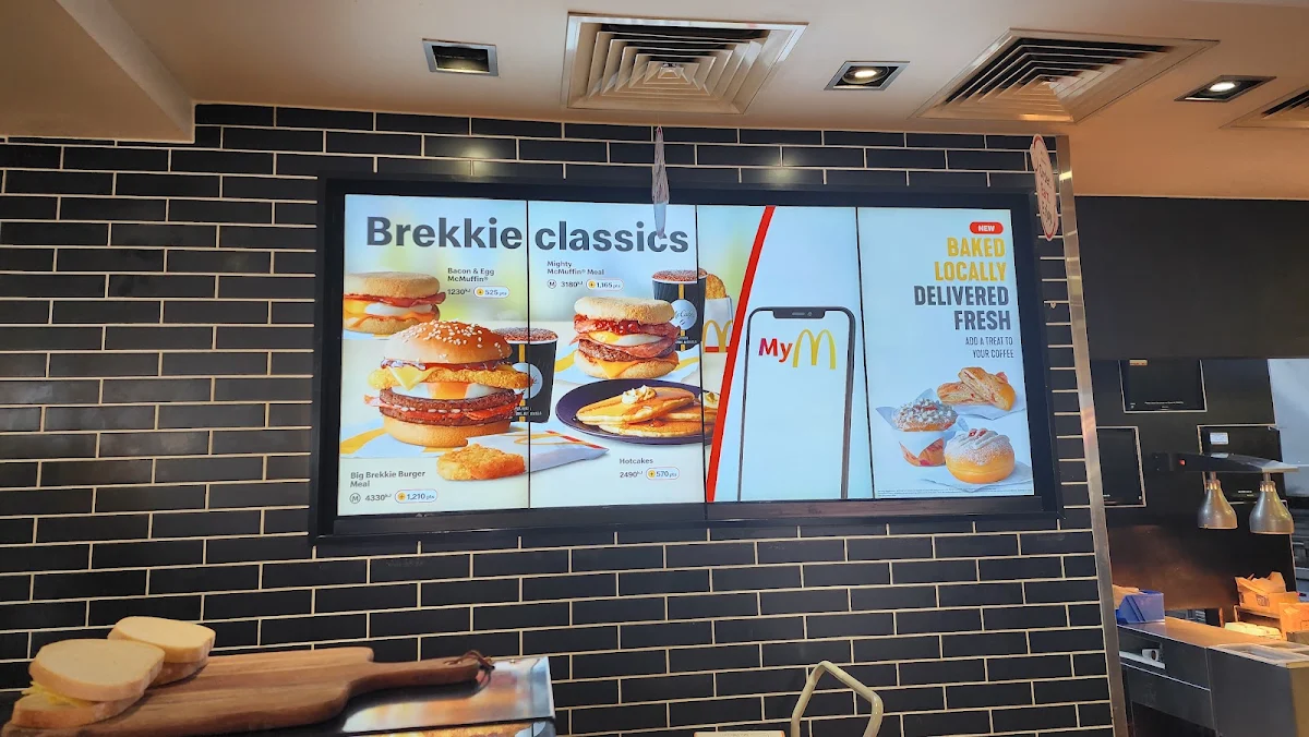 Menu, McDonald's South Melbourne