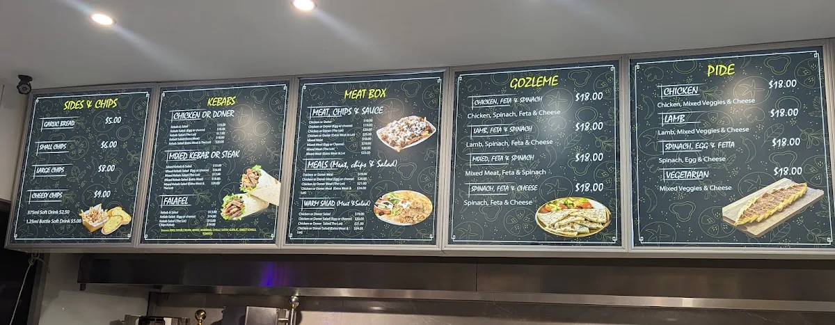 Menu, Aveley Pizza And Kebab House