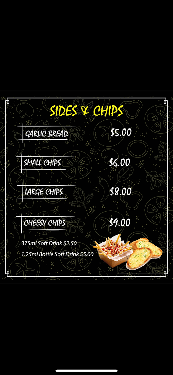 Menu, Aveley Pizza And Kebab House
