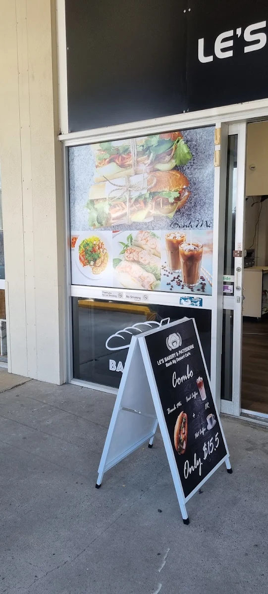 Menu, Le's Bakery & Patisserie