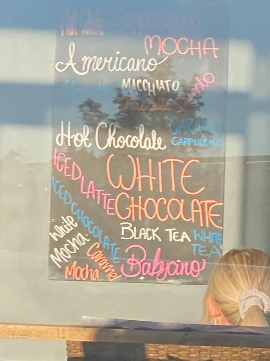 Menu, Toucan Coffee