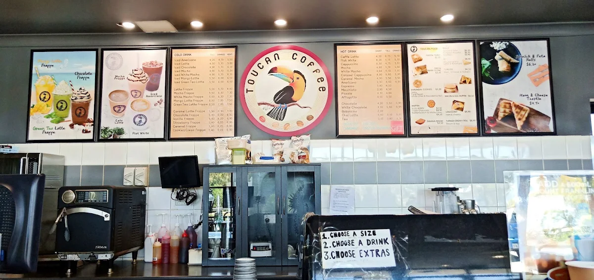 Menu, Toucan Coffee