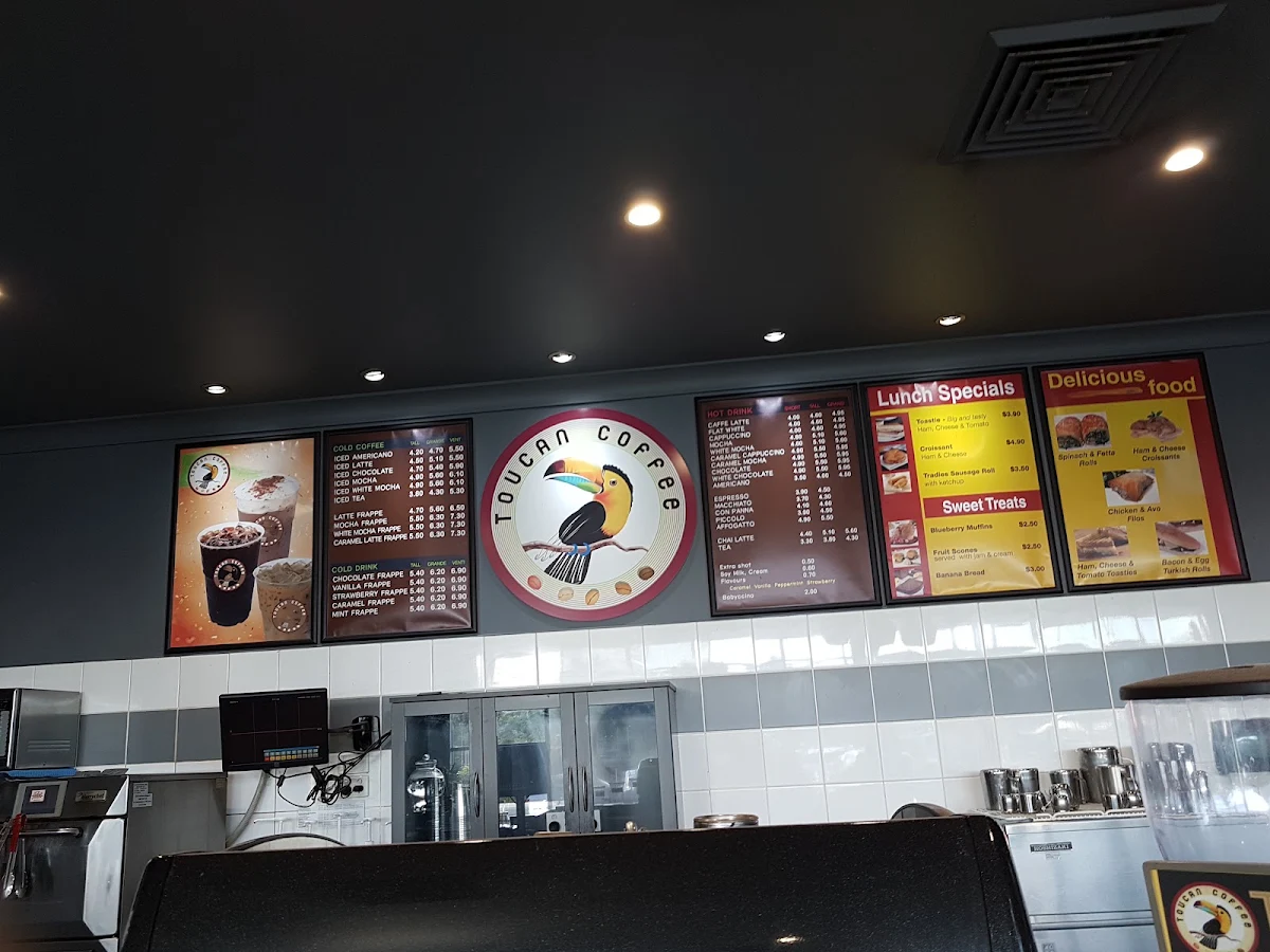 Menu, Toucan Coffee