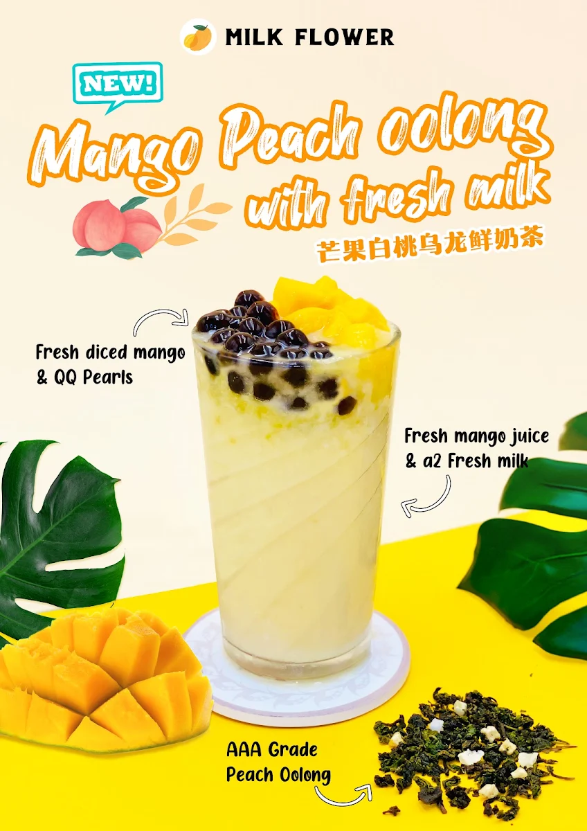 Menu, Milk Flower Macquarie