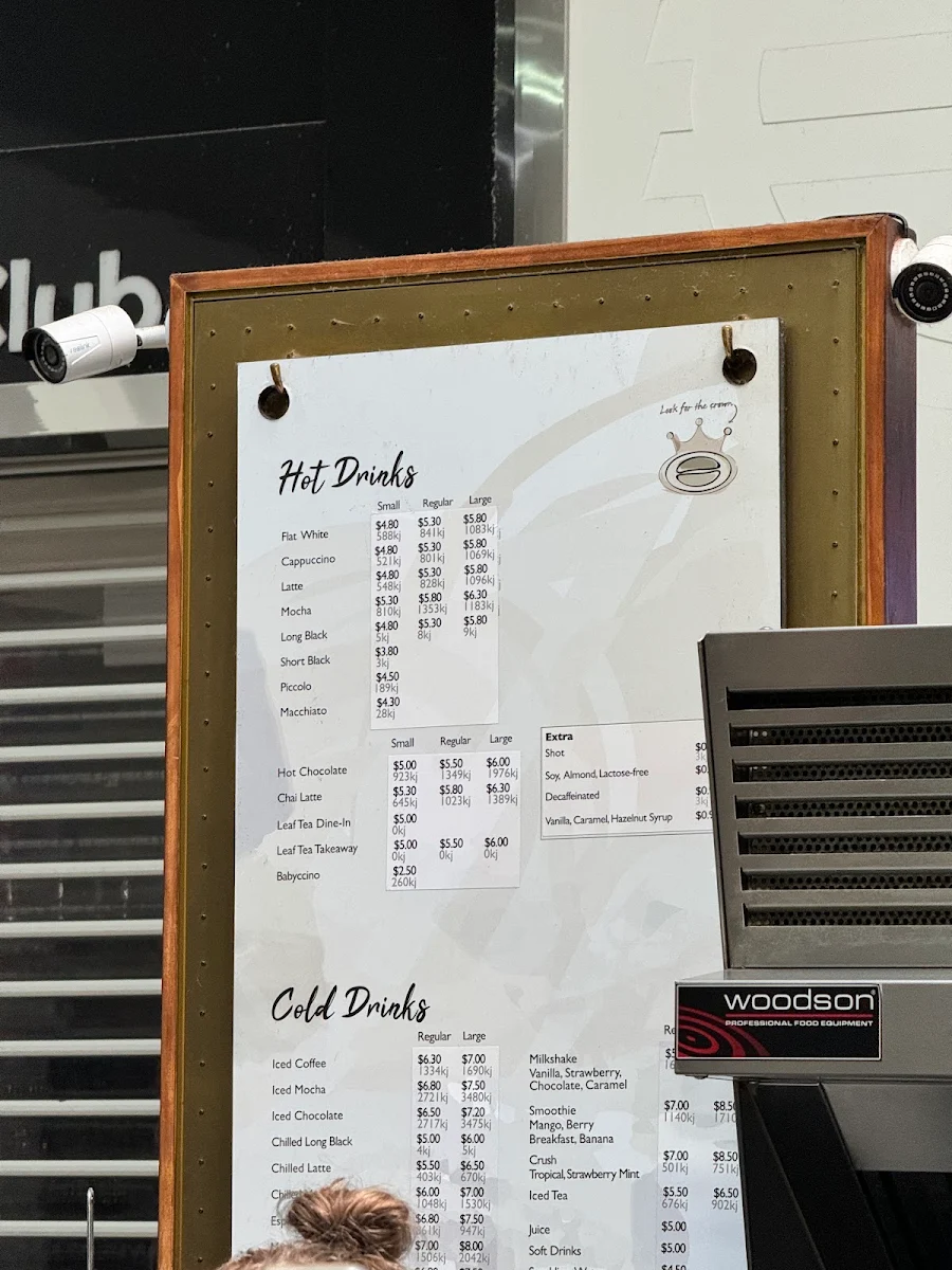 Menu, The Coffee Emporium