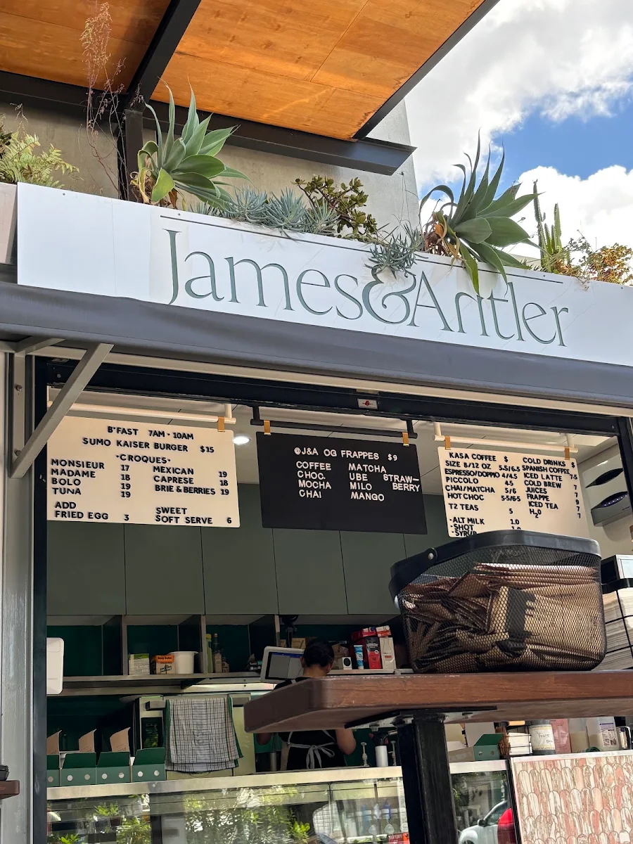 Menu, James & Antler