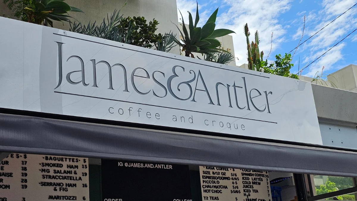 Menu, James & Antler