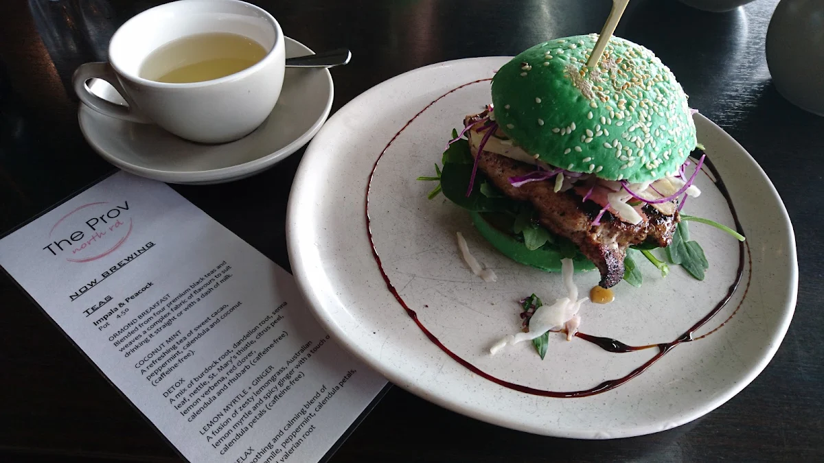 Menu, The Ormond Provedore Cafe