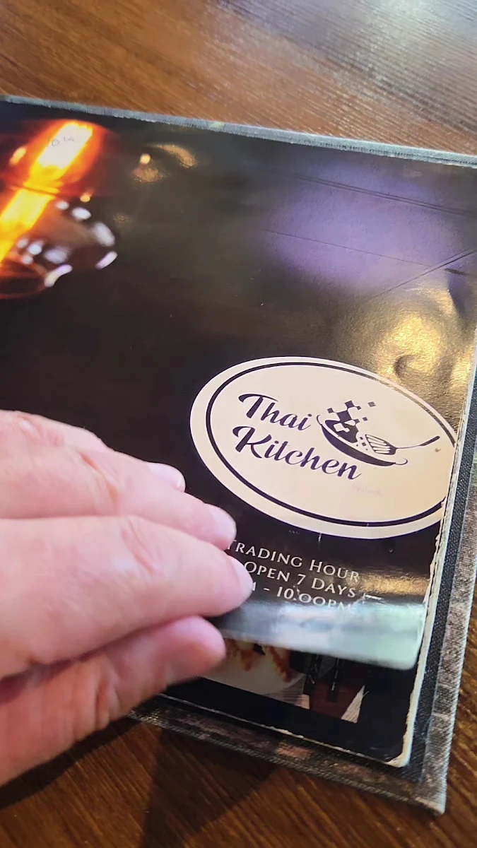 Menu, Thai Kitchen by Paula