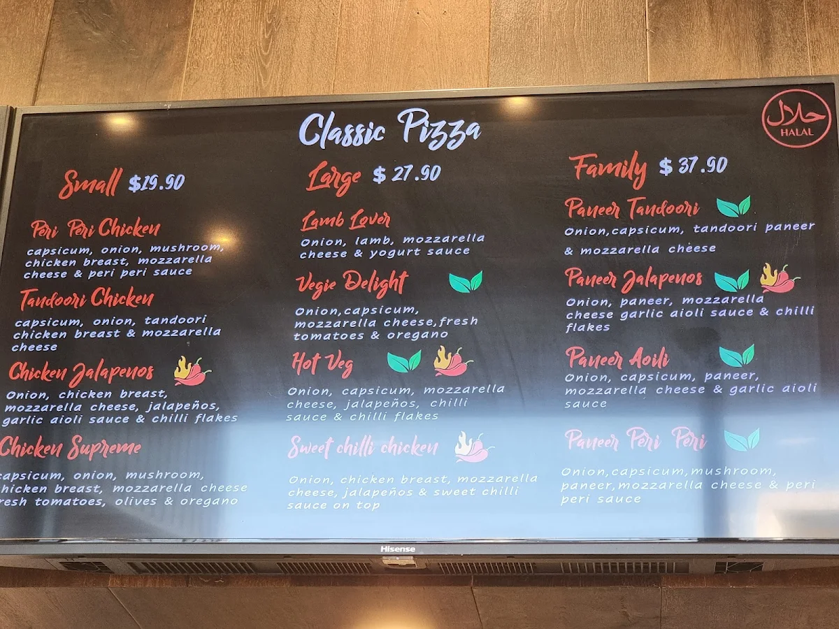 Menu, Big Brother Pizza & Kebab - South Morang