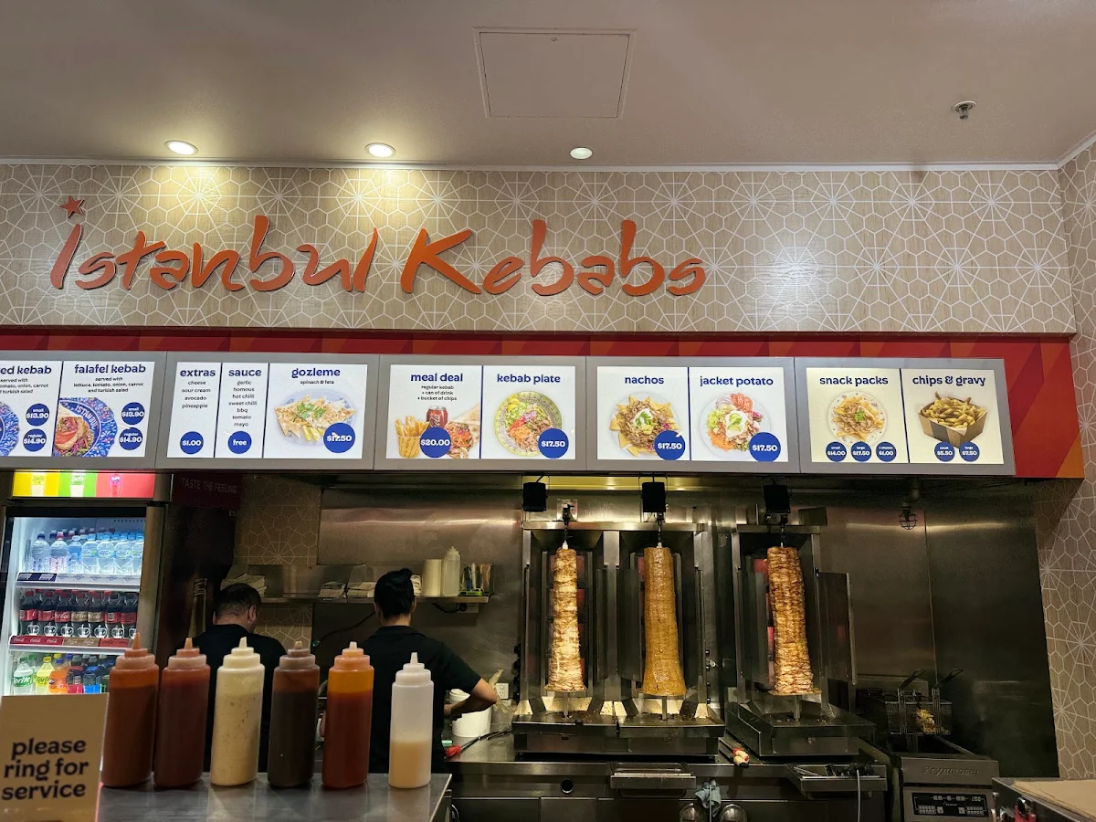 Menu, Istanbul Kebabs
