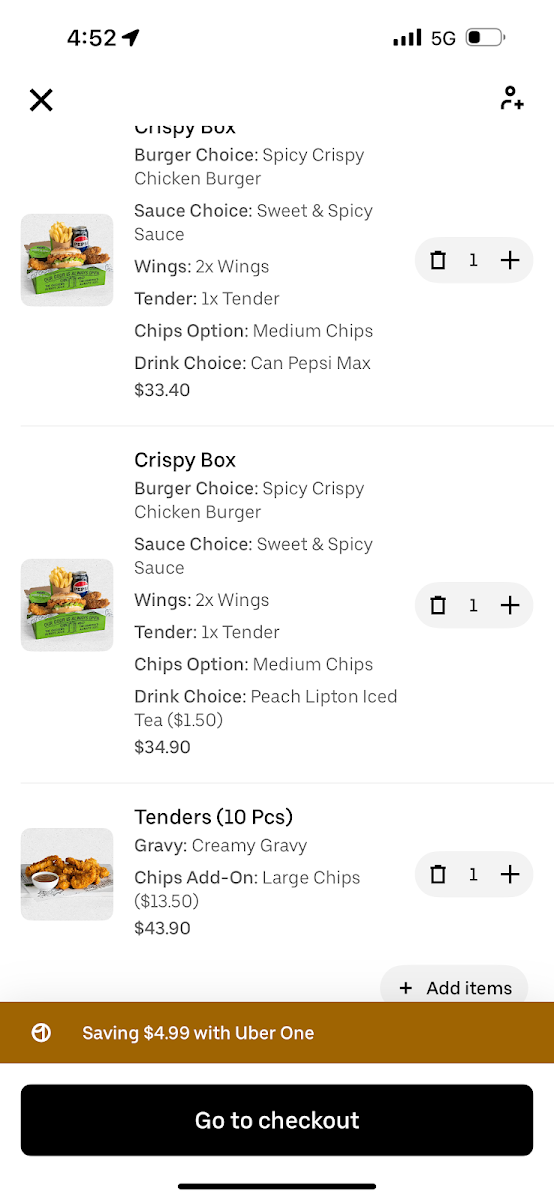 Menu, El Jannah Chicken Dandenong