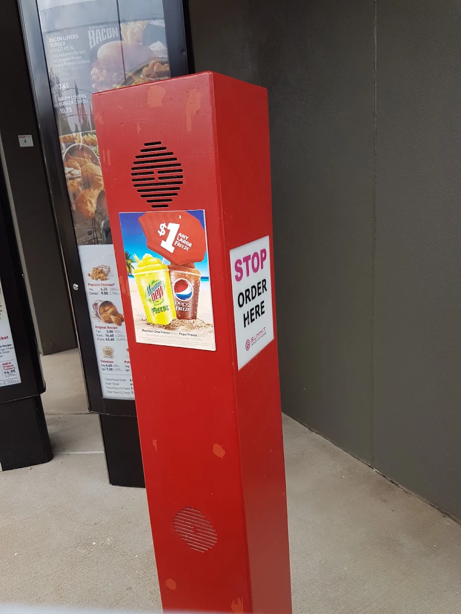 Menu, KFC Roma
