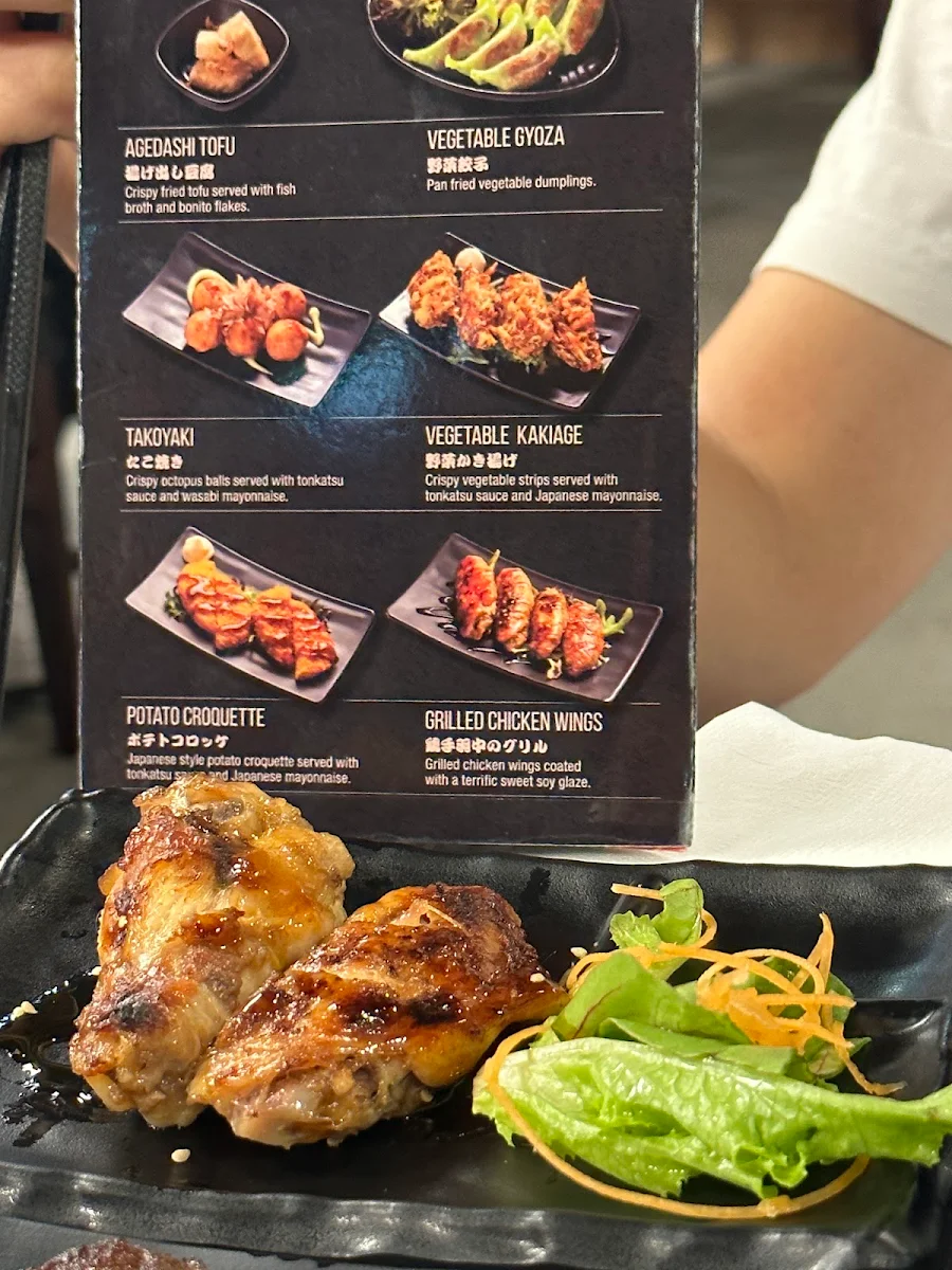 Menu, Okami Japanese Restaurant
