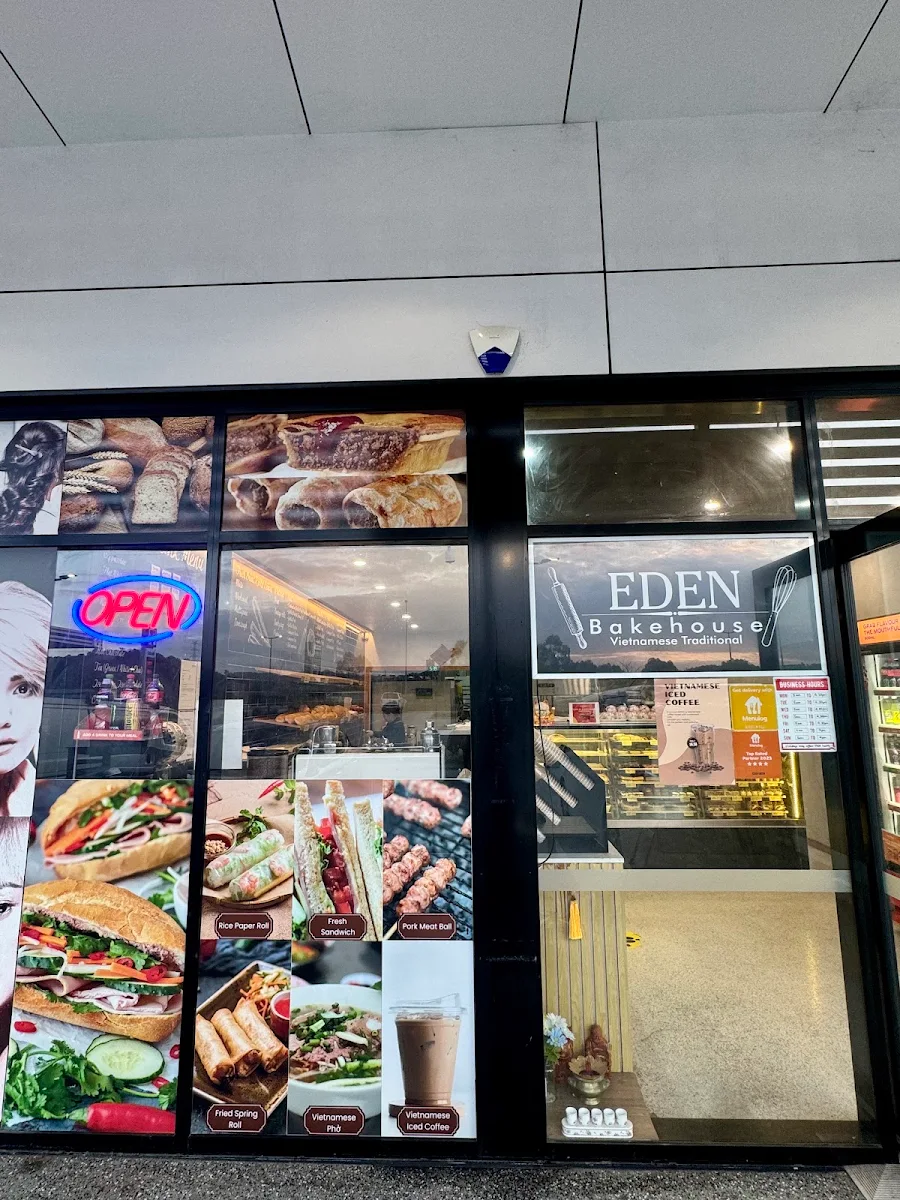 Menu, Eden Bakehouse & Cafe