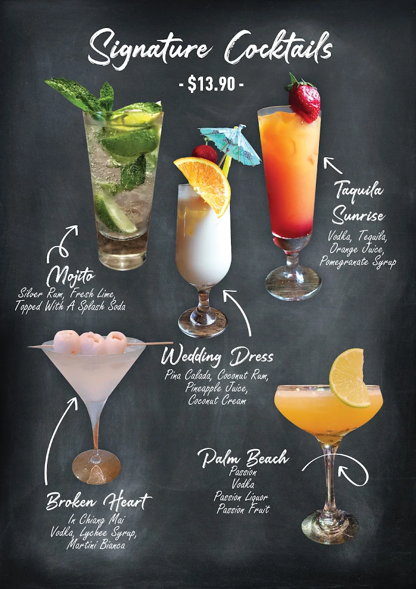 Menu, Sea wave Thai Restaurant Avalon beach