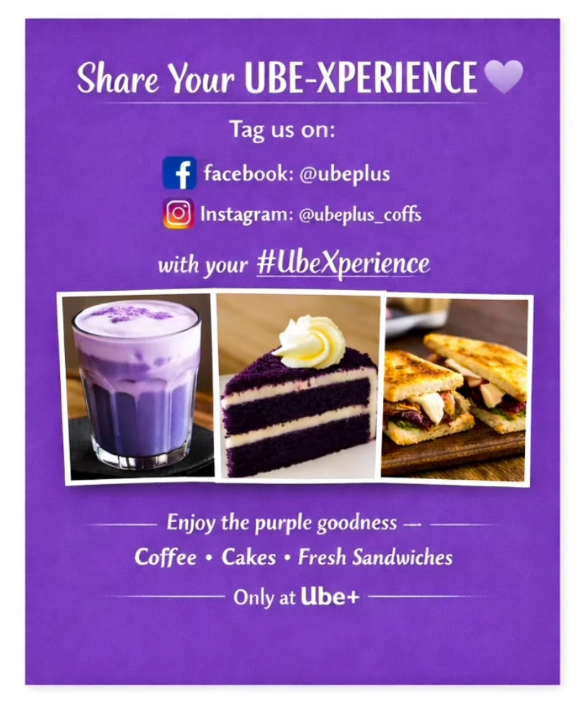 Menu, Ube+