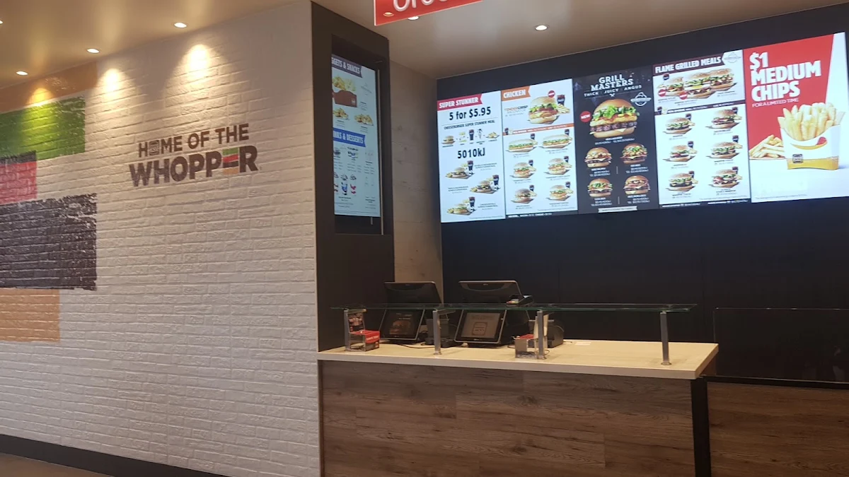Menu, Hungry Jack's Burgers Burnie