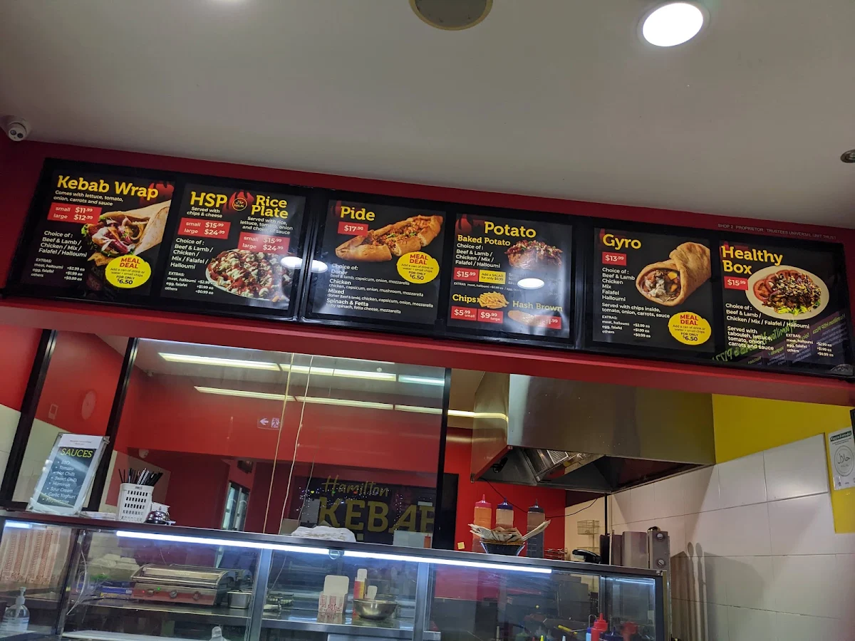 Vibe, Hamilton Kebab and pizza