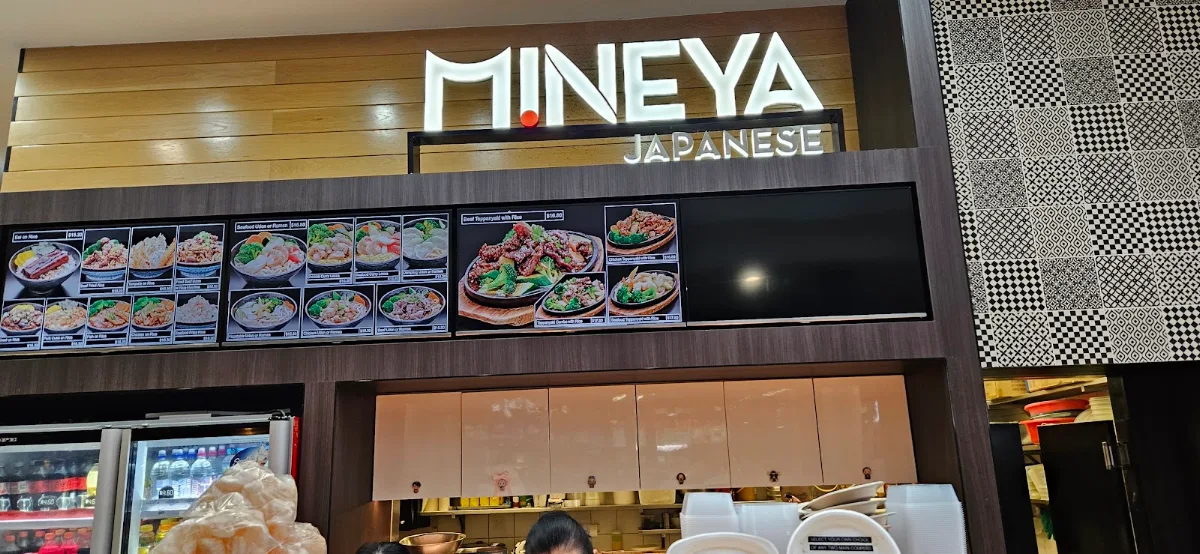 Menu, Mineya Japanese Food