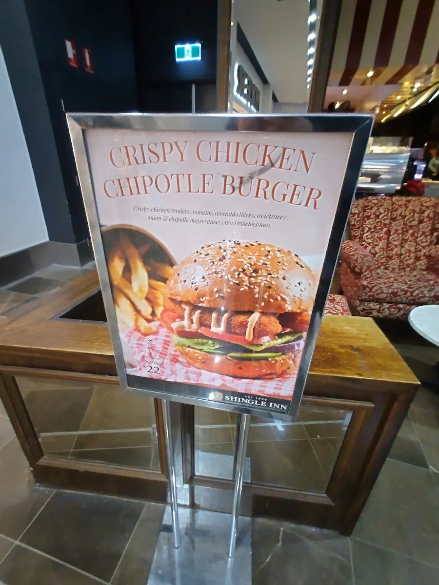 Menu, Shingle Inn Fountain Gate