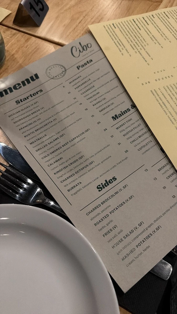 Menu photo 1