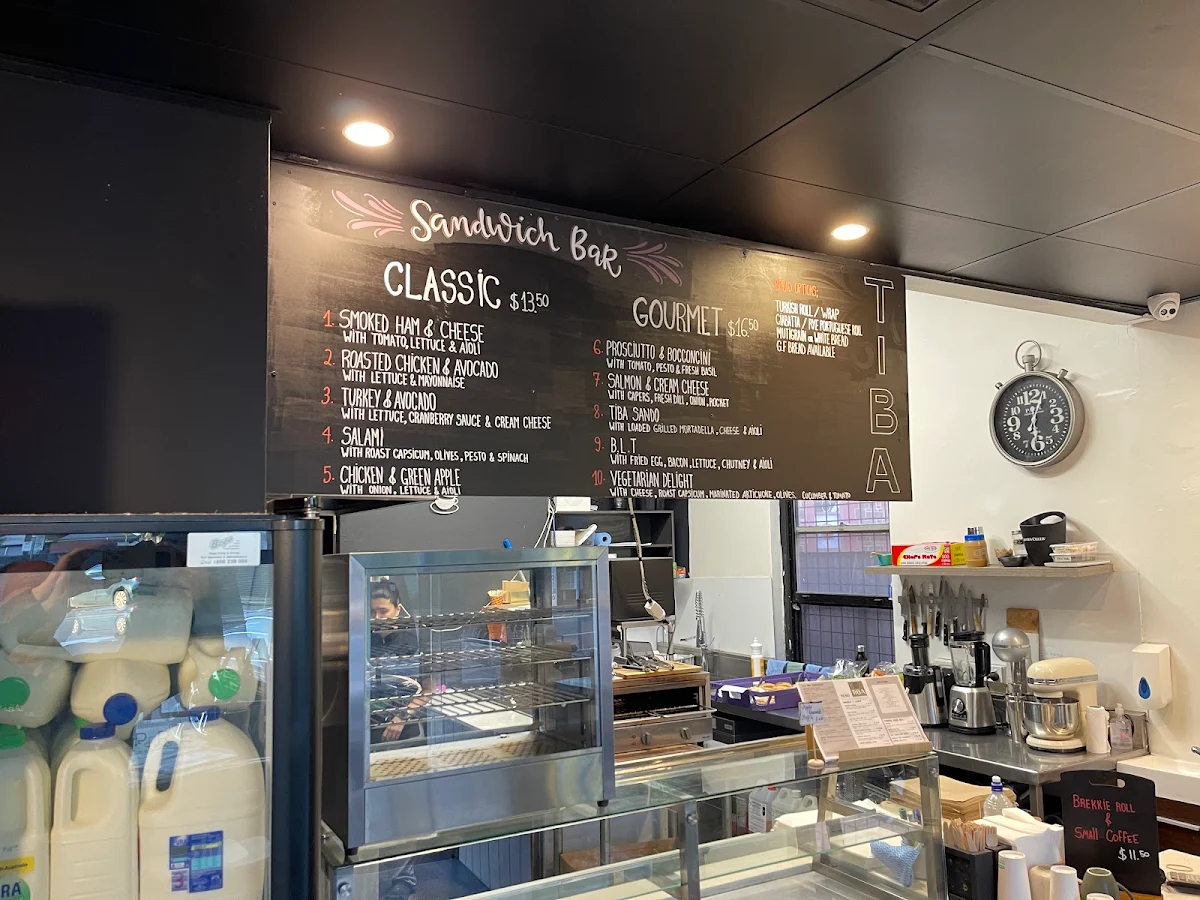 Menu, Tiba Espresso