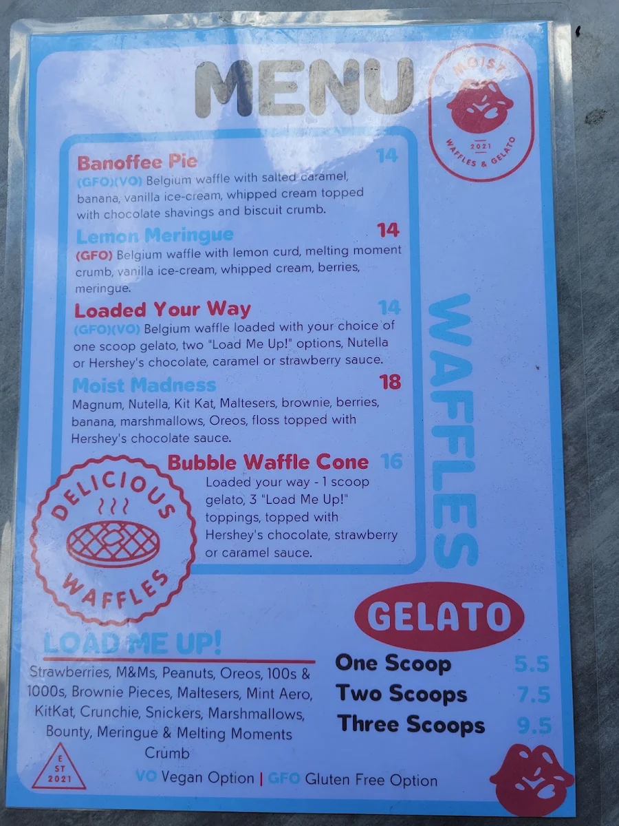 Menu, 13 Bees Bakery